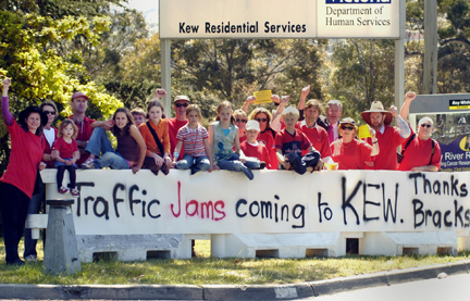 Bracks + Sydney Developer =
                                Traffic Chaos