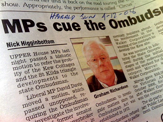 MPs cue the Ombudsman
