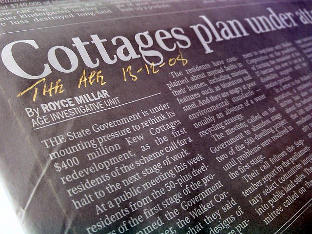 Cottages Plan Under Attack