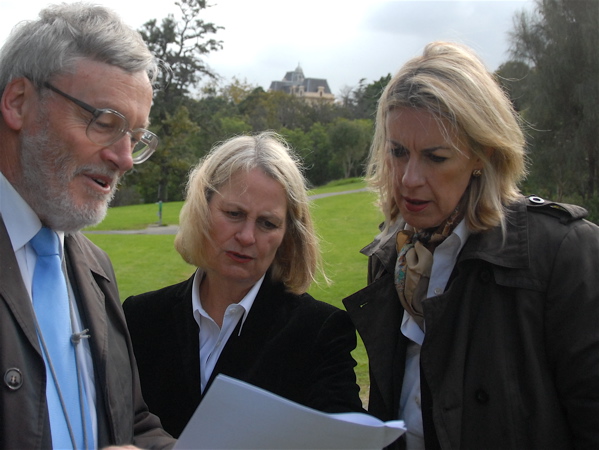 Brian Walsh, Andrea
                                      Coote MLC , Georgie Crozier MLC