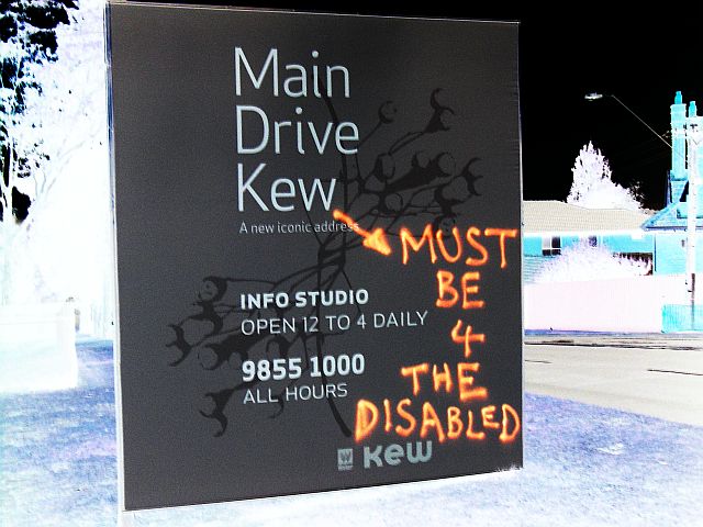 A new iconic address ?? Main Drive Kew Australia Must Be 4 The Disabled