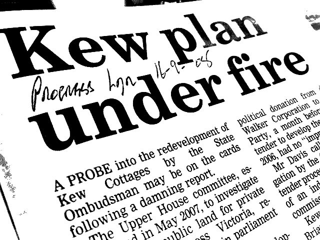 Kew Plan Under Fire