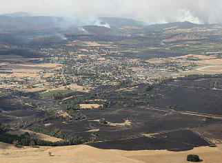 Yarra Glen Bushfires